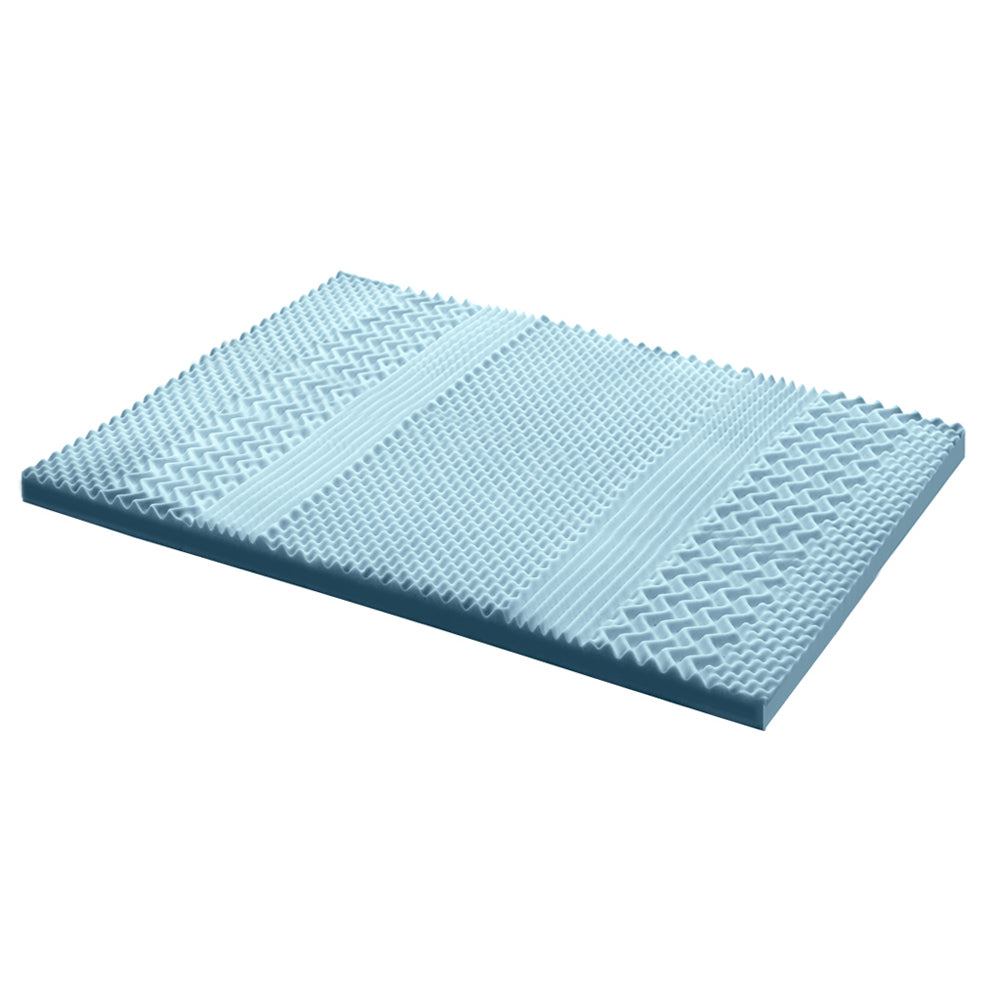 Queen Memory Foam Mattress Topper 7-Zone 8cm by Giselle Bedding
