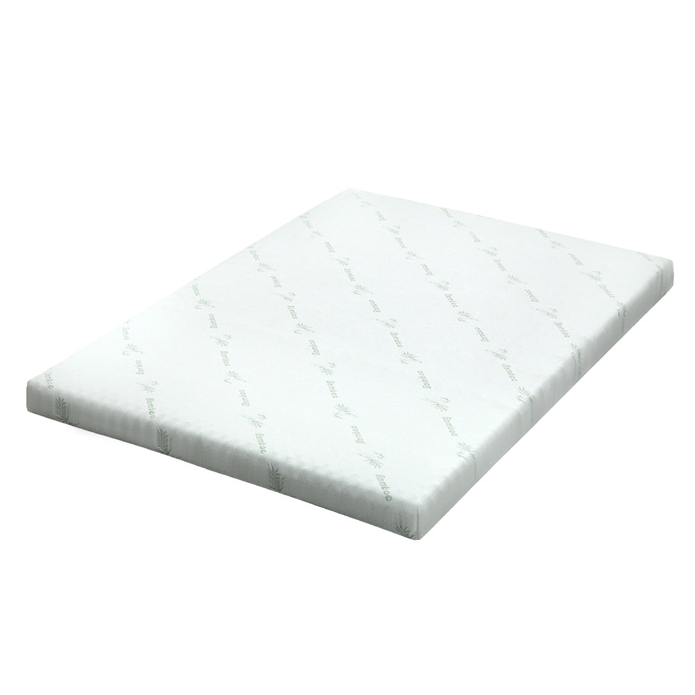 Memory Foam Queen Mattress Topper Cool Gel 10cm Giselle Bedding