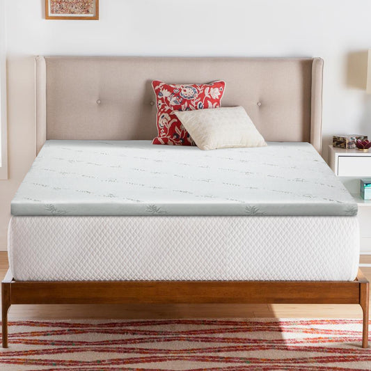 Queen Memory Foam Mattress Topper Cool Gel 5cm by Giselle Bedding