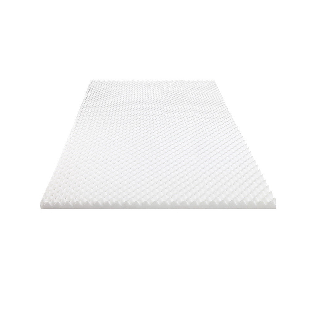 Foam Mattress Topper Egg Crate 5cm Double by Giselle Bedding