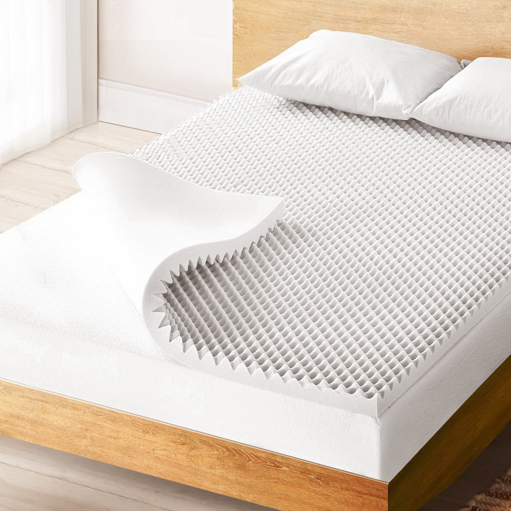 Queen Memory Foam Mattress Topper Egg Crate 5cm by Giselle Bedding