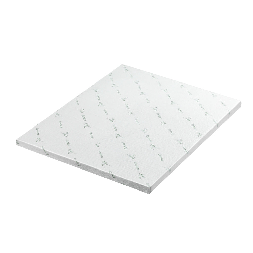 Queen Memory Foam Mattress Topper Ventilated Cool Gel 5cm by Giselle Bedding