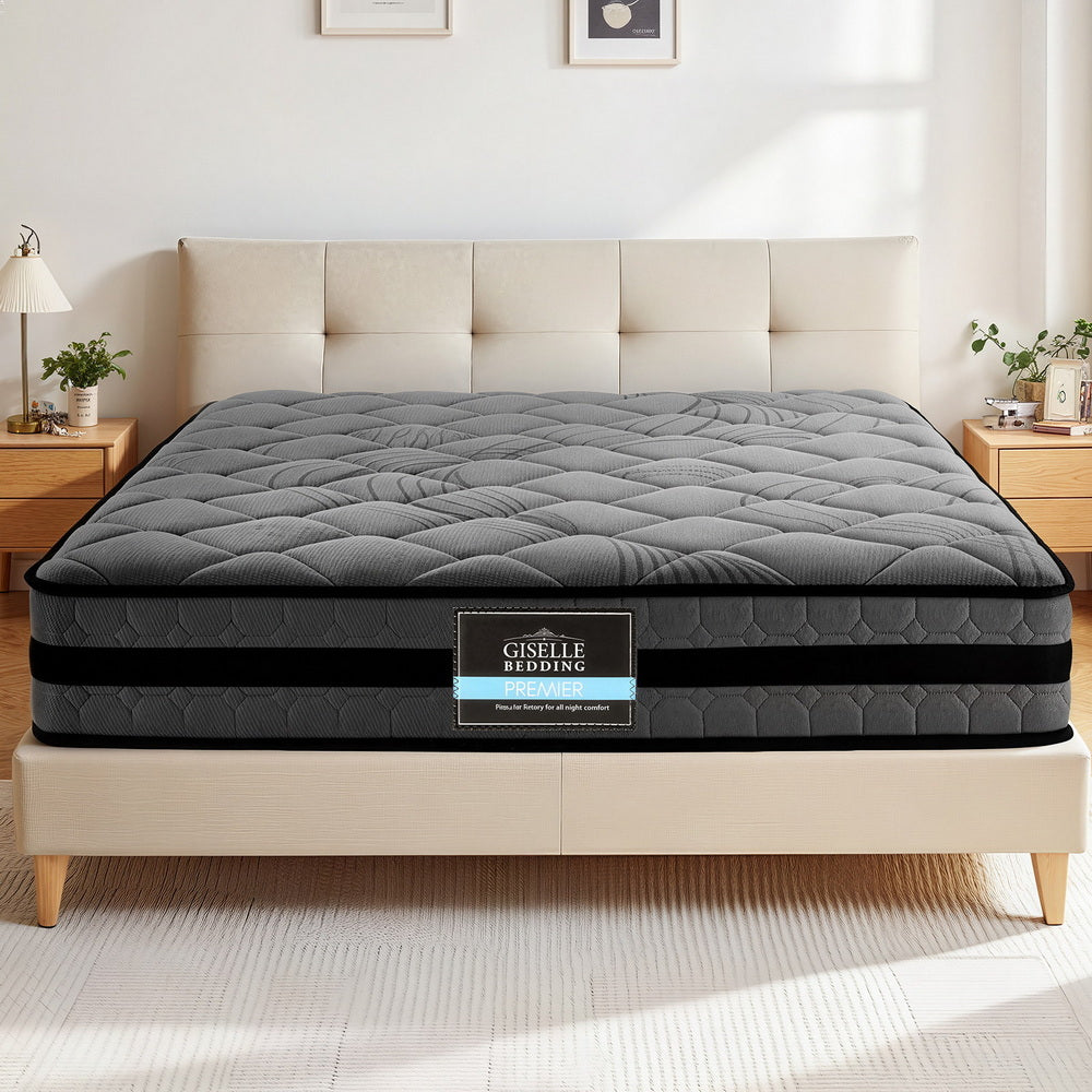 Queen 22cm Mattress Medium Firm by Giselle Bedding