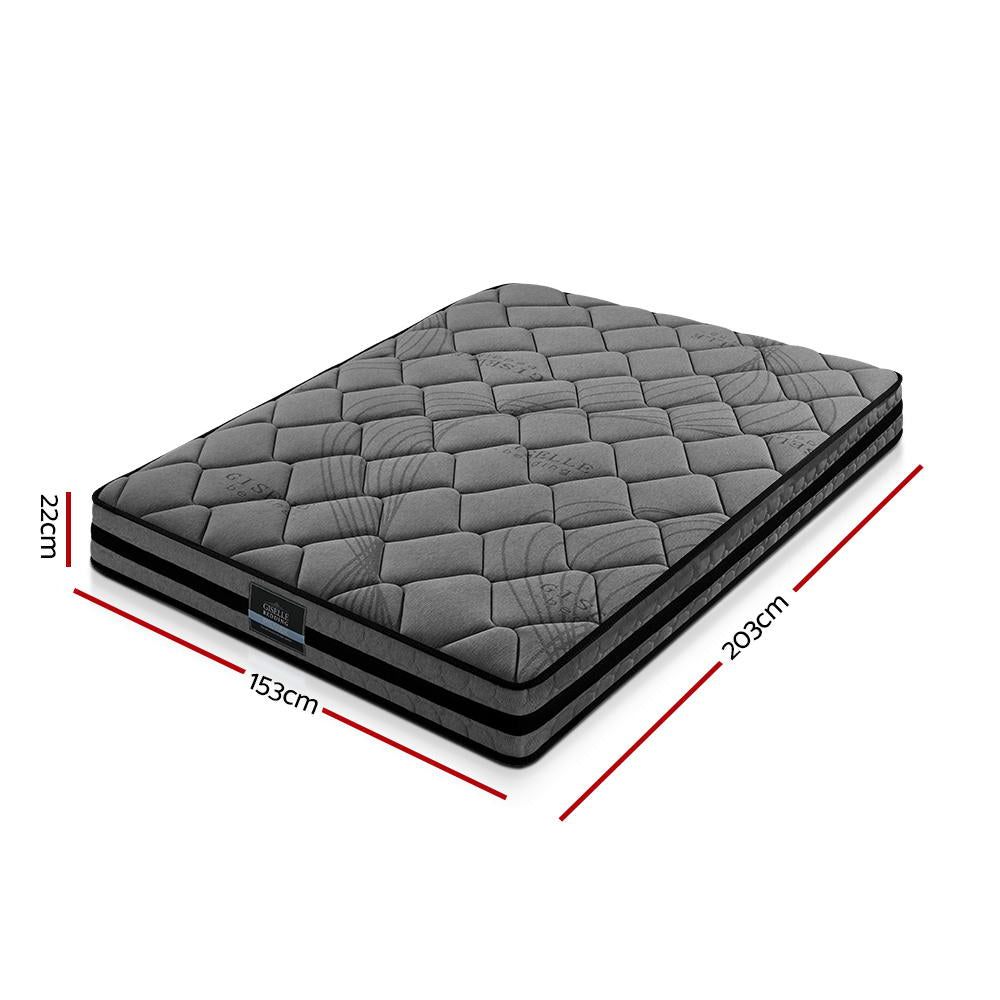 Queen 22cm Mattress Medium Firm by Giselle Bedding