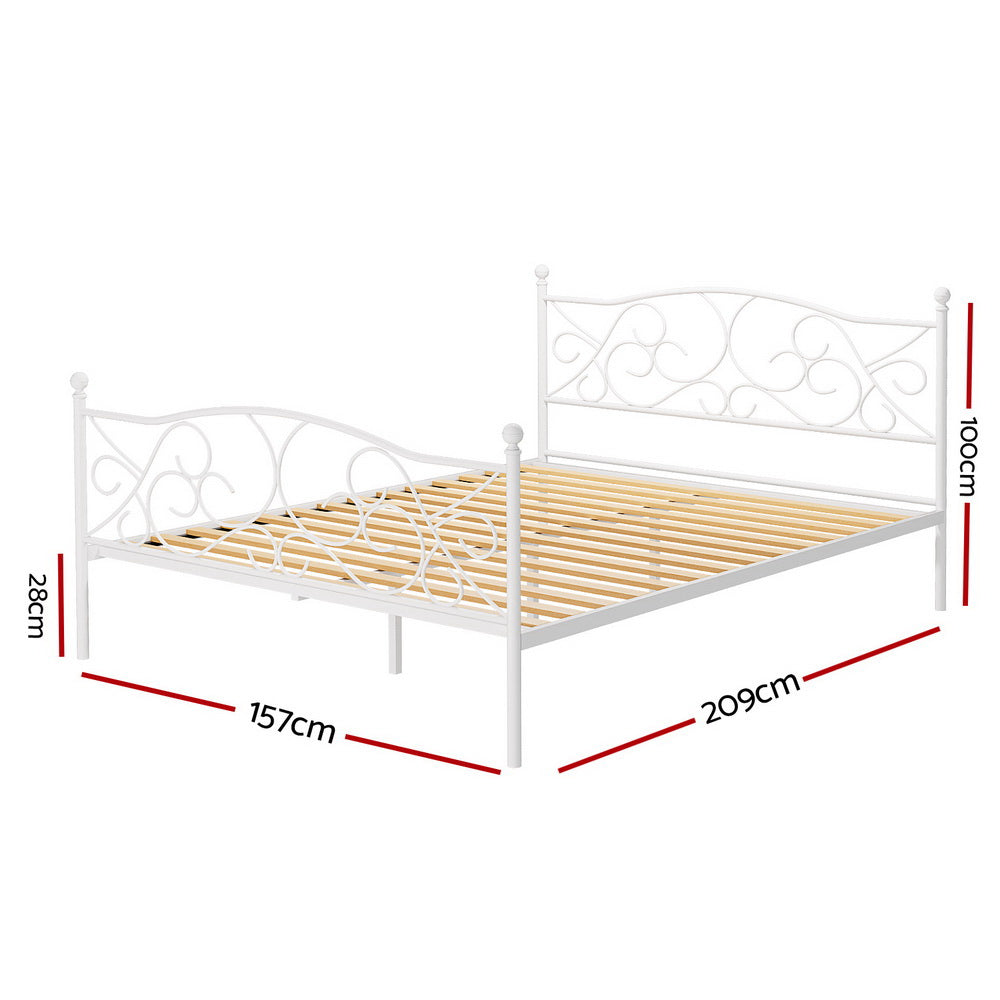 Queen Bed Frame Size Metal Bed Frame GROA by Artiss