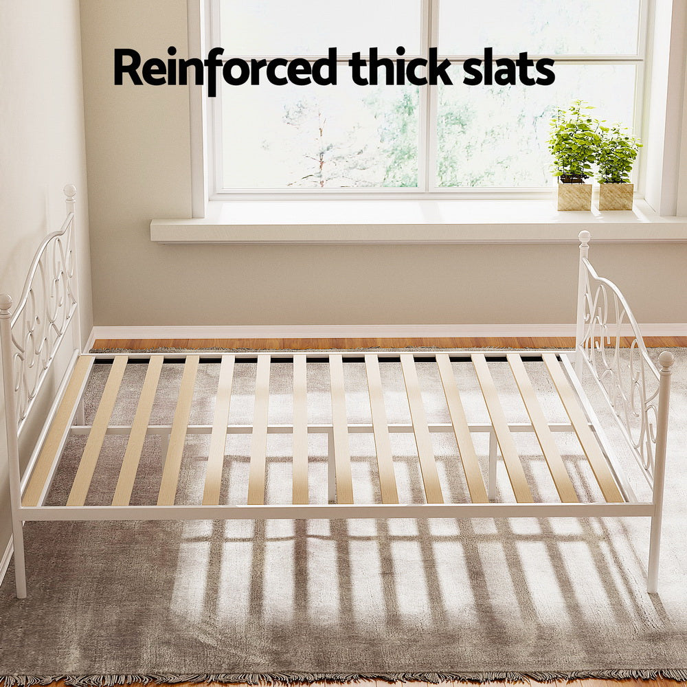 Queen Bed Frame Size Metal Bed Frame GROA by Artiss