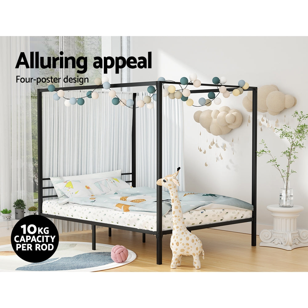 Queen Bed Frame Size Metal Bed Frame POCHY by Artiss