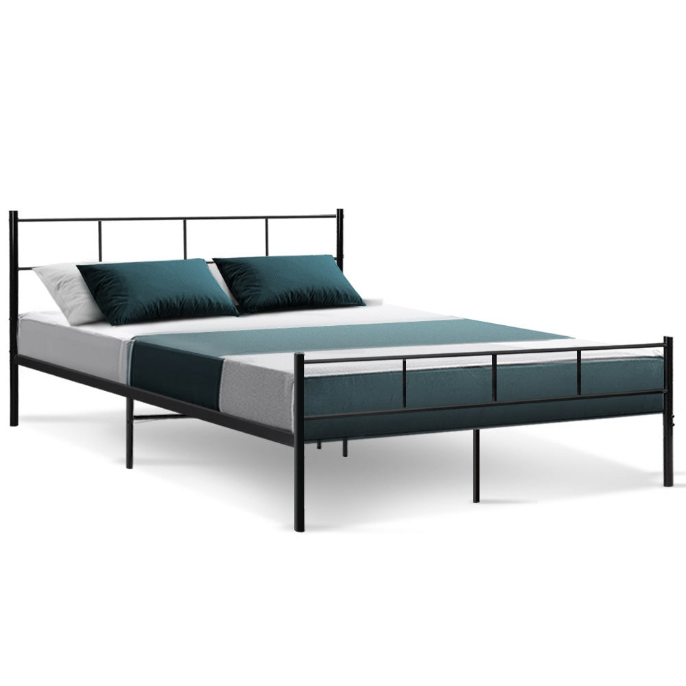 Queen Bed Frame Metal Bed Frame SOL by Artiss