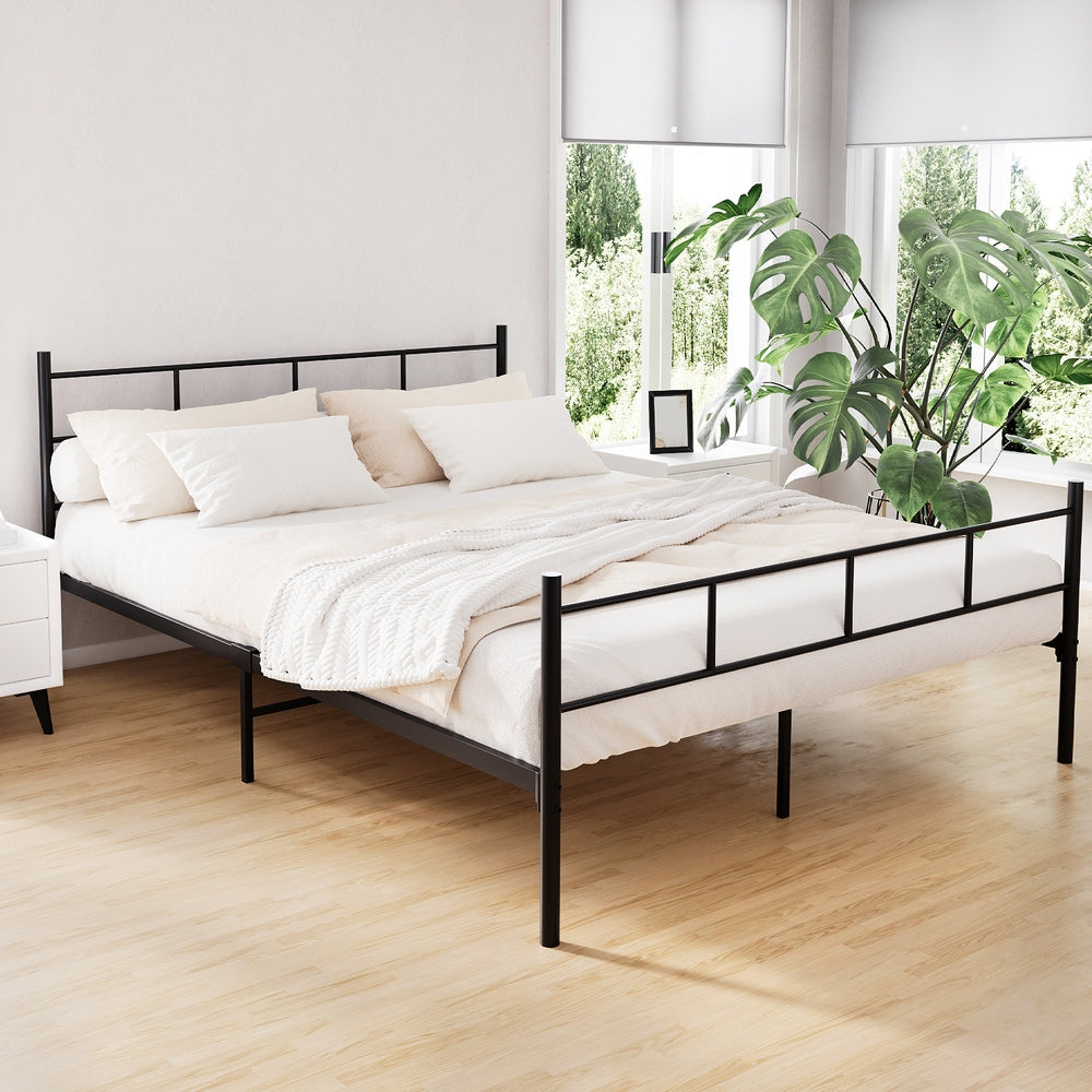 Queen Bed Frame Metal Bed Frame SOL by Artiss