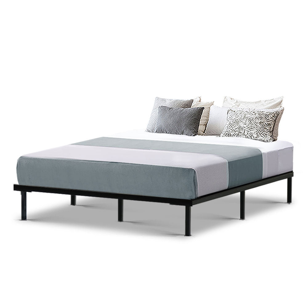 Queen Bed Frame Size Metal Bed Frame TED by Artiss