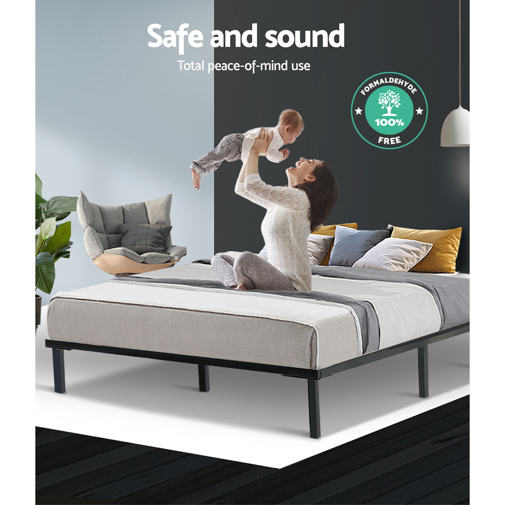 Queen Bed Frame Size Metal Bed Frame TED by Artiss
