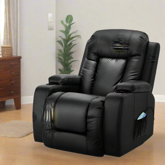 Black Recliner Massage Chair