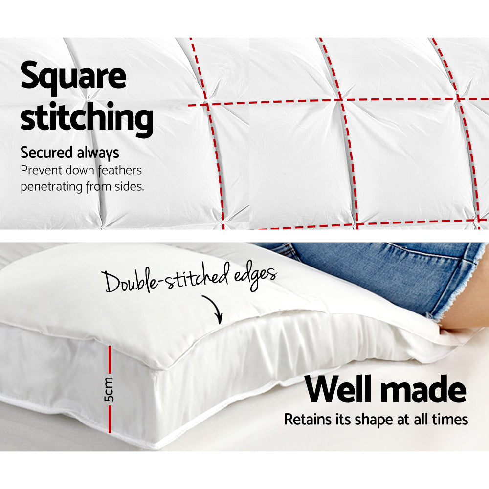 Queen Mattress Topper Pillowtop 1000GSM Microfibre Filling Protector by