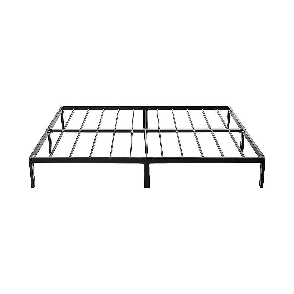 Queen Metal Bed Frame Full Steel Heavy Duty