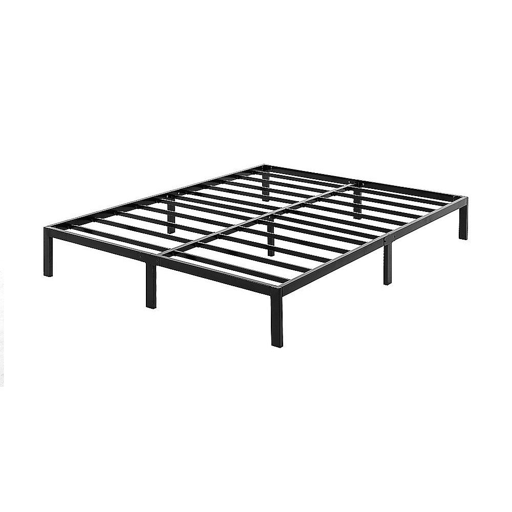 Queen Metal Bed Frame Full Steel Heavy Duty